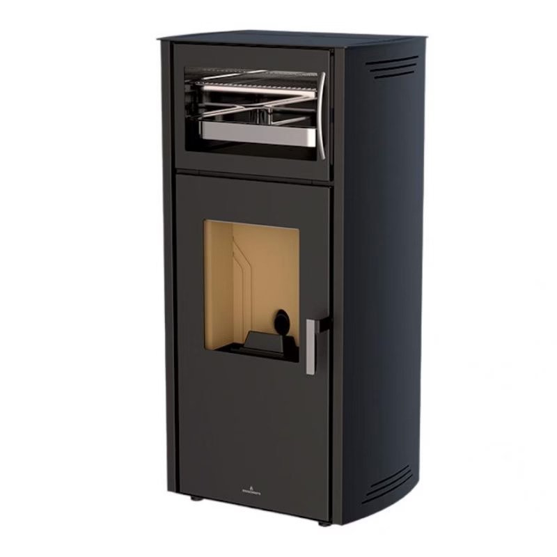 Salamandra a pellets BRONPI Noa Horno – 11 kW com forno, silenciosa - Image 5
