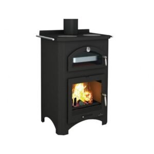 Salamandra a lenha com forno Bronpi Monza – 14 kW
