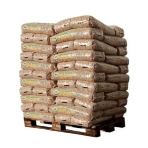 Pellets de madeira Bio Energie – Palete de 66 sacos de 15 kg