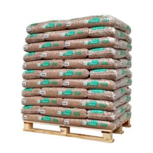Granulado de madeira Limouzi – Palete de 66 sacos de 15 kg